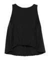 Herno Puffer Tank Top In Black