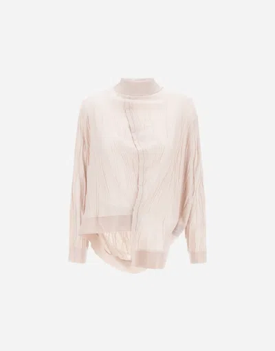 Herno Pure Wool Globe Sweater In Beige