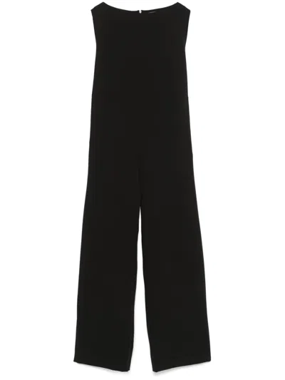 HERNO PUSSY-BOW JUMPSUIT