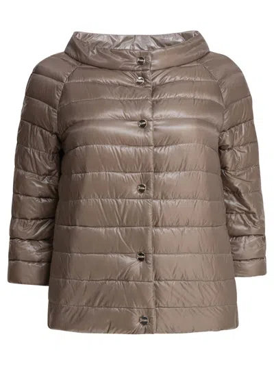 Herno Jackets Beige In Brown