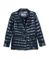 Herno Women Single-breasted Blazer In Blue