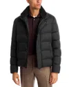 Herno Quilted Bomber Jacket In Black