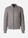Herno Cashmere Bomber Jacket In Grey