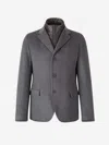 Herno Cashmere Blazer In Gray
