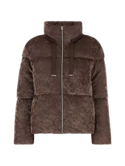 HERNO QUILTED CHENILLE JACKET