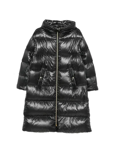 Herno Quilted Coat In Black