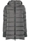 Herno Quilted Coat In Grey