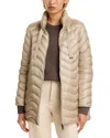 Herno Quilted Coat In Neutral