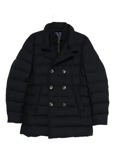 HERNO QUILTED DOUBLE-BREASTED JACKET