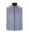 Herno Light Blue Nylon Reversible Jacket In Blue