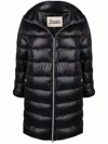 Herno Matilde Midi Down Jacket In Black