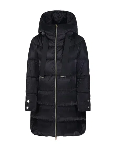HERNO QUILTED DOWN COAT WITH OVERSIZED HOOD