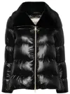 Herno Quilted Down Coat With Premium Duck Down Lining In Black