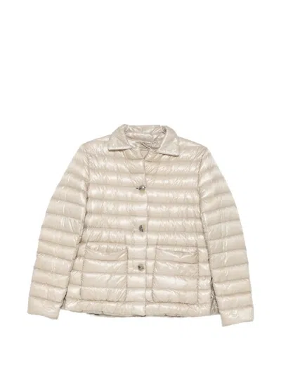 Herno Quilted Down Down Jacket In Neutral