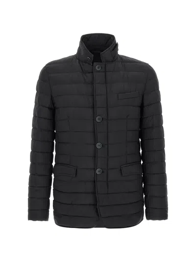 Herno Quilted Down Down Jacket In Black