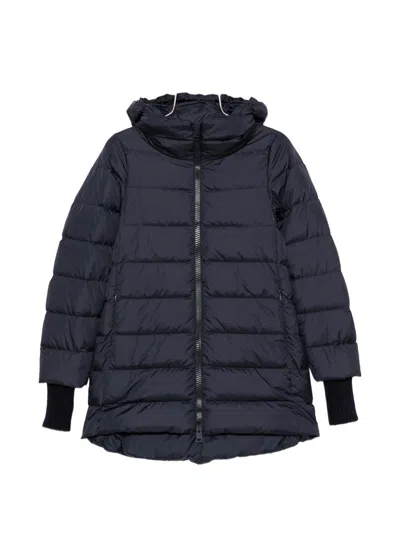 Herno Quilted Down Down Jacket In Navy