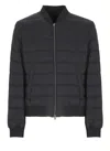 Herno Quilted Down Jacket In Animal Print
