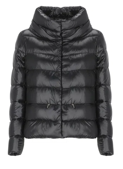 Herno Quilted Down Jacket In Black
