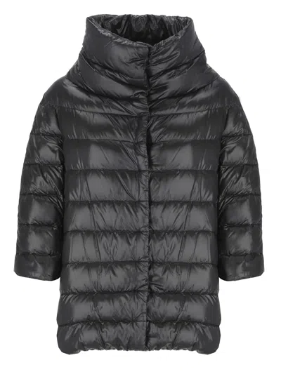 Herno Quilted Down Jacket In Black