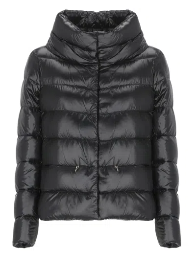 Herno Quilted Down Jacket In Black