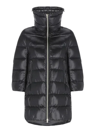 Herno Quilted Down Jacket In Black