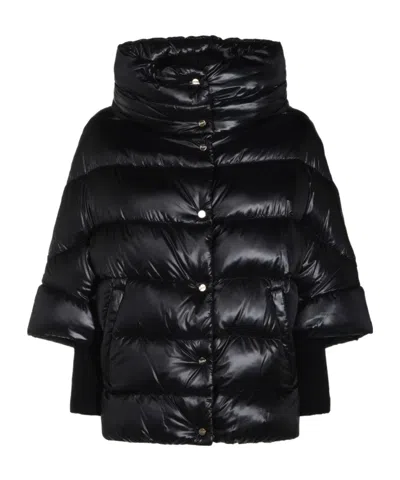 Herno Quilted Down Jacket In Black