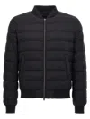 Herno Laviatore Bomber Jacket In Black