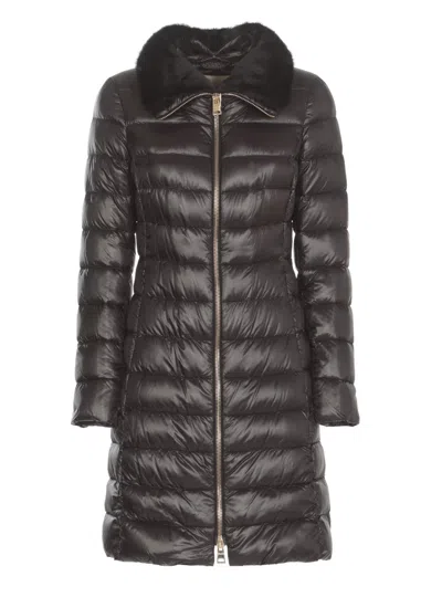 Herno Quilted Down Jacket In Black