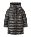 Herno Funnel-neck Padded Jacket In Black