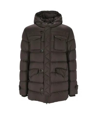 HERNO HERNO L'ESKIMO HIGH NECK HOODED COAT