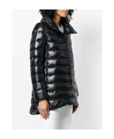 Herno Quilted Down Jacket In Black