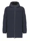 Herno Quilted Down Jacket In Blue