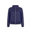 Herno Quilted Down Jacket In Blue