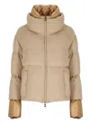 Herno Quilted Down Jacket In Brown