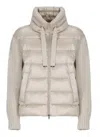 Herno Quilted Down Jacket In White