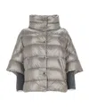 Herno Quilted Down Jacket In Gray