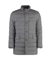 Herno Men's Techno-nylon Down Jacket In Gray
