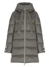 Herno Quilted Down Jacket In Gray