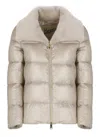 Herno Chantilly Down Jacket With Ultralight Nylon In Neutral