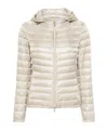 Herno Angela Quilted Puffer Jacket In Neutral