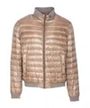Herno Quilted Jacket In Nude