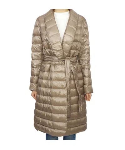 Herno Quilted Down Jacket In Nude