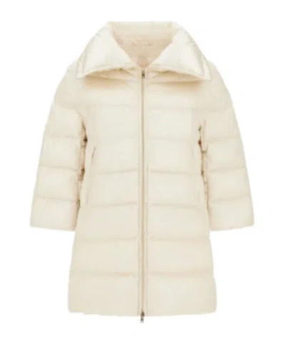 Herno Quilted Down Jacket In Orange