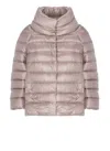 Herno Quilted Down Jacket In Pink