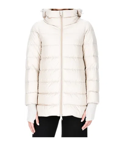 Herno Quilted Down Jacket In White