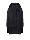 Herno Quilted Down Jacket With Detachable Hood In Black