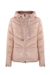 Herno Women's Short Down Jacket In Rosa Chiaro