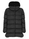 Herno Quilted Down Jacket With Hood In Black