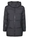 Herno Quilted Down Jacket With Hood In Gray