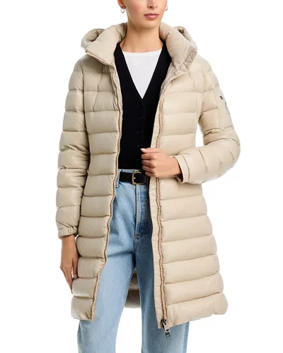 Herno Quilted Down Puffer Coat In Champagne